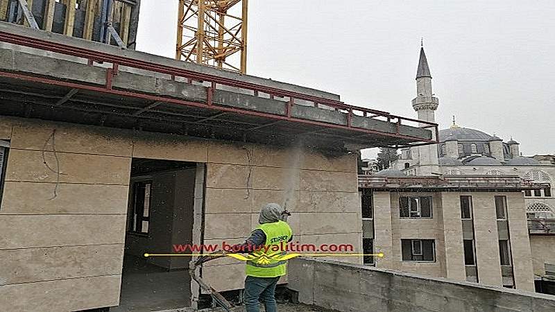 Çatı Saçak Isı İzolasyonu Püskürtme Bor 